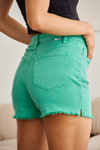 Load image into Gallery viewer, Raelynn Tummy Control Denim Shorts
