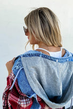 Load image into Gallery viewer, Asher Plaid Denim jacket
