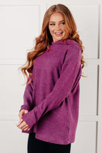 Load image into Gallery viewer, Basically My Favorite Hooded Pullover in Light Plum
