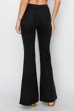 Load image into Gallery viewer, Mia Risen Button Fly Flare Jeans
