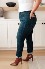 Load image into Gallery viewer, Rowena High Rise Pull On Double Cuff Slim Jeans
