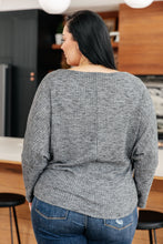 Load image into Gallery viewer, Warm Thoughts Ribbed Top in Charcoal
