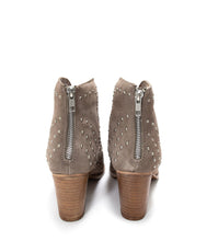 Load image into Gallery viewer, Twilight Studded Heeled Ankle Boot in Taupe
