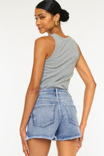 Load image into Gallery viewer, Kancan Distressed Raw Hem Denim Shorts
