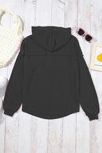 Load image into Gallery viewer, Pocketed Dropped Shoulder Long Sleeve Hoodie
